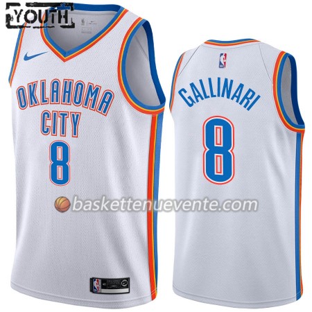 Maillot Basket Oklahoma City Thunder Danilo Gallinari 8 2019-20 Nike Association Edition Swingman - Enfant